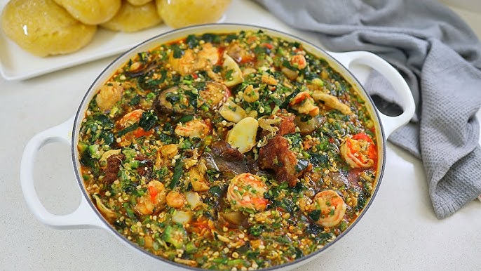 Eba & Okro/Egusi soup